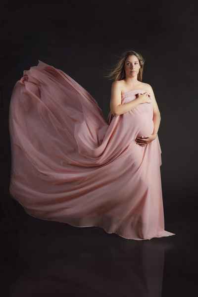 Erika Naccari, Fotografía de embarazo